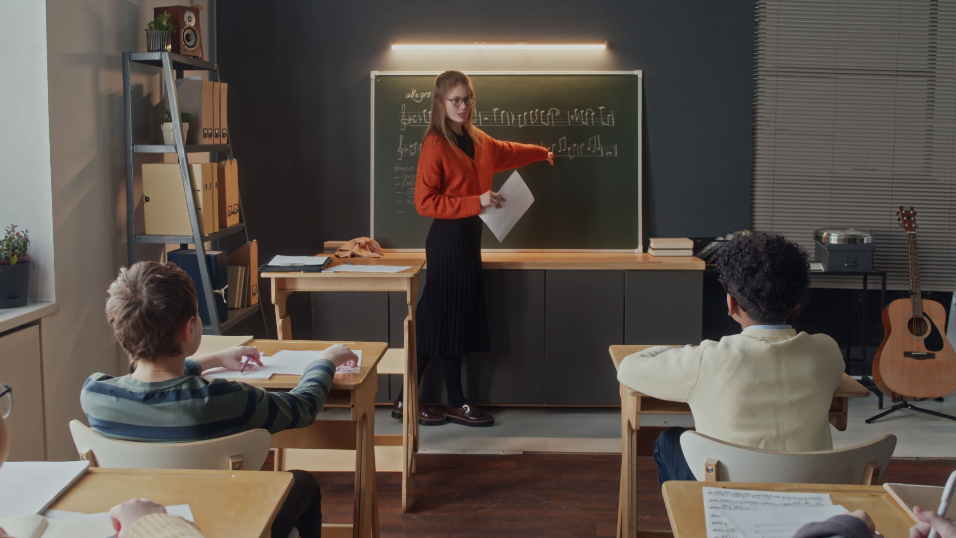 teacher teaching